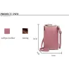 Liten crossbody-veske - lommebok / telefonholder - med glidelås