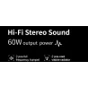 MIFA A90 - Bluetooth-högtalare - med klass D-förstärkare - vattentät - 60W