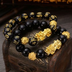 Feng Shui armband - med stenpärlor - unisex
