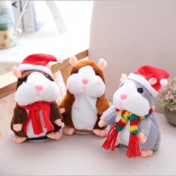 Jultalande hamster - plyschleksak