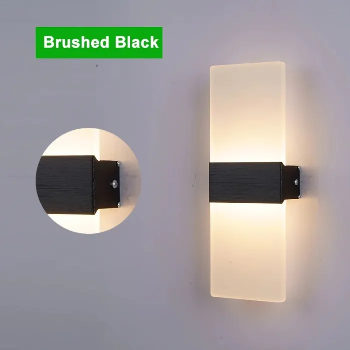 Apliques6W - 12W - Aplique acrílico LED