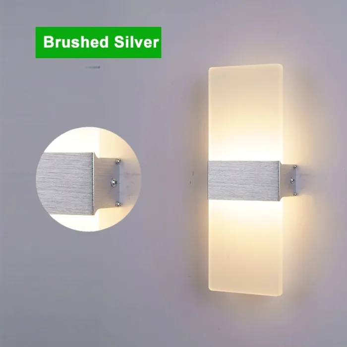 6W - 12W - Lâmpada de parede de acrílico LED
