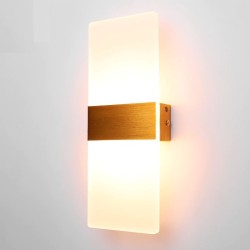 6W - 12W - LED akryl væglampe