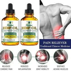 Ekologisk hampaolja - reumatoid artrit - muskelsmärta - massageolja