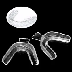 Silicone overnight mouthguard - teeth whitening - against grinding / clenching - 4 piecesTeeth Whitening