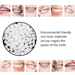 Blanqueamiento dentalKit de reparación de dientes temporales - relleno de huecos - pegamento para dentaduras postizas