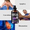 Olio di canapa per massaggio corpo - anti-ansia - sollievo dal dolore articolare/muscolare