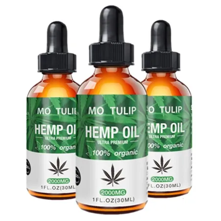 2000 mg MO TULIP - ekologisk örtfröolja - smärtlindring - stress - ångest - massageolja