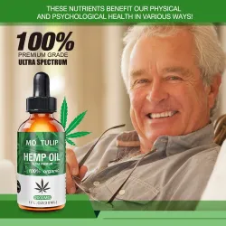 2000 mg MO TULIP - ekologisk örtfröolja - smärtlindring - stress - ångest - massageolja