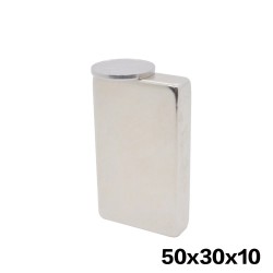 N35N35 - imán de neodimio - bloque fuerte - 50 * 30 * 10 mm - 1 pieza
