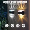 Solar hage vegglampe - opp / ned lys - LED - vanntett