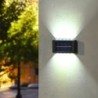 Luz solar LED - luminária de parede externa - à prova d'água - luz ascendente / descendente