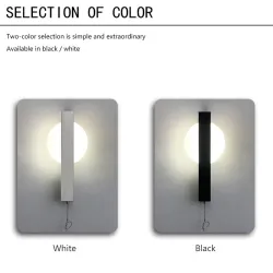 ApliquesAplique LED moderno - con interruptor - redondo - cuadrado - 6W
