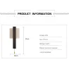 ApliquesAplique LED moderno - con interruptor - redondo - cuadrado - 6W