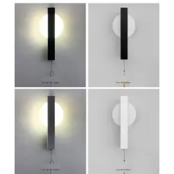 ApliquesAplique LED moderno - con interruptor - redondo - cuadrado - 6W