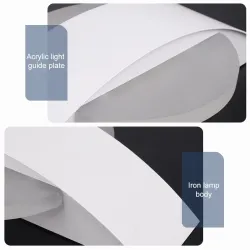 Candeeiro de parede LED moderno - quadrado / redondo - 4W