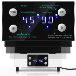 HumidificadoresEsterilizador con ozono-temperatura constante - Función UV - Desinfección bacteriana 99% - 12L