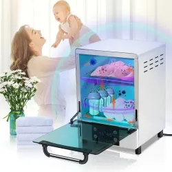 Sterilisator med ozon konstant-temperatur - UV-funktion - 99% bakteriel desinfektion - 12L