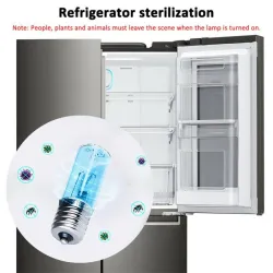 Sterilizing UV bulb - disinfection light - with ozone - E17Bulbs