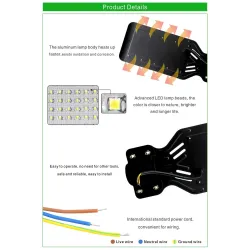 LED straatlantaarn - IP65 waterdicht - 50W - 100W - 220VStraatverlichting