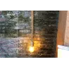 Industrial pipe - vintage wall lamp with hemp ropeWall lights
