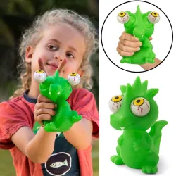 Popping eyes-leker - klemmeleke - stressleke - dinosaur - katt - frosk - elefant