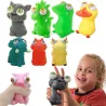 Popping ögon leksaker - kläm leksak - avstressande leksak - dinosaurie - katt - groda - elefant