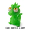 Jouets aux yeux éclatants - jouet à presser - jouet anti-stress - dinosaure - chat - grenouille - éléphant