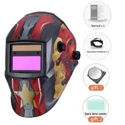 Maschera per saldatura - auto oscurante - Solare - automatica - DIN 4/9-13 TIG MIG