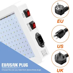 LED plantedyrkningslampe - fuldt spektrum - vandtæt - 4000W - 5000W