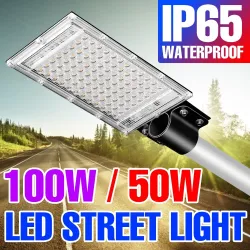 LED-reflektor - gatelykt - IP65 vanntett - 50W - 100W