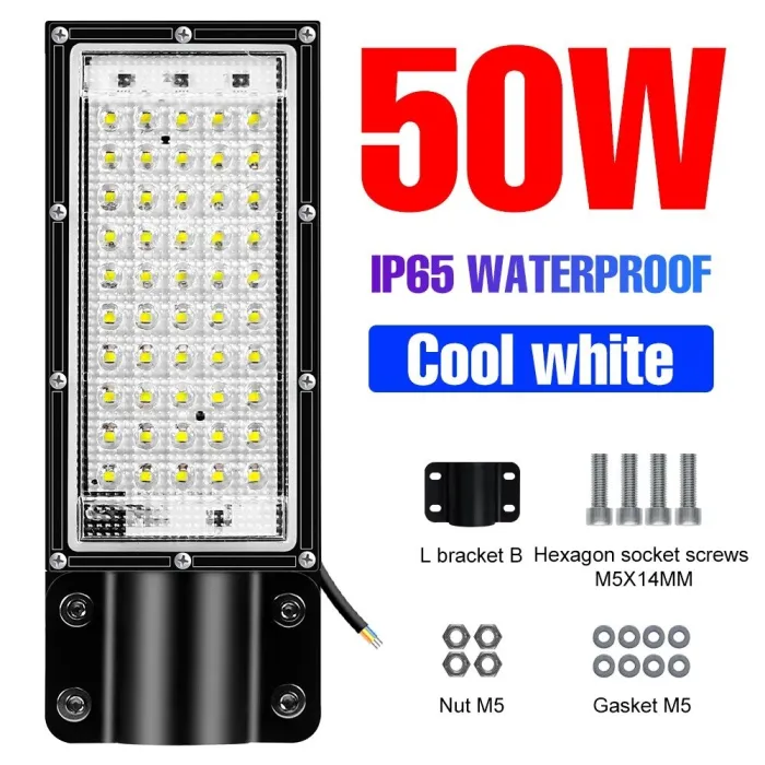 LED-heijastin - katuvalaisin - IP65 vedenpitävä - 50W - 100W