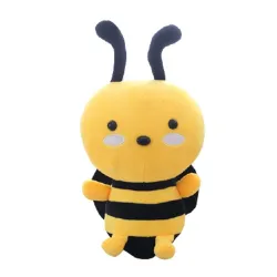 Yellow bee - plush toy - pillowCuddly toys