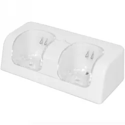 WiiCargador dual USB para mando de Wii con 2 baterías de 2800 mAh