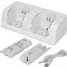Wii Controller dobbelt USB-oplader med 2x 2800mAh batterier