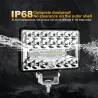 Barre lumineuse LED - phare de travail - phare - pour voiture / camion / bateau / tracteur / 4x4 ATV