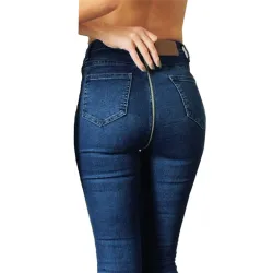 Skinny stretch jeans - with back zipperPants