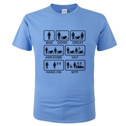 T-shirt met korte mouwen - motor / familie printT-Shirts
