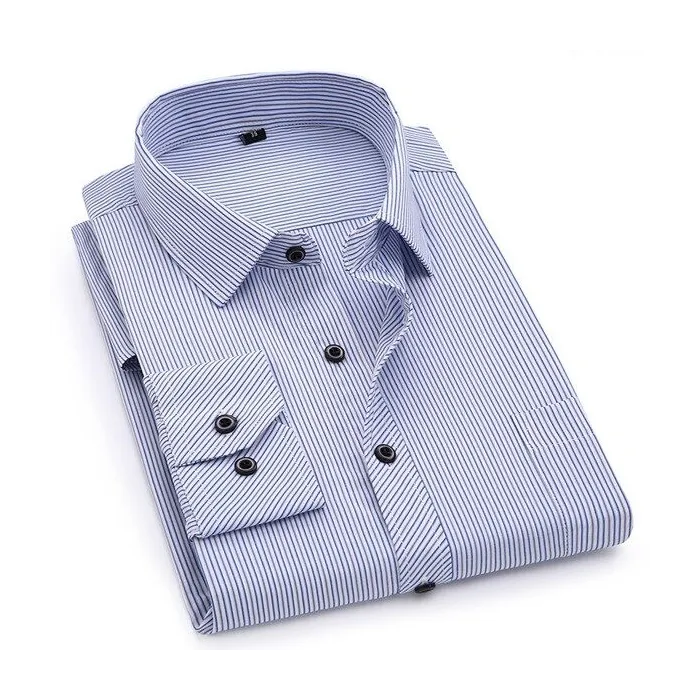 CamisetasCamisa clásica manga larga - Rayas - Slim Fit