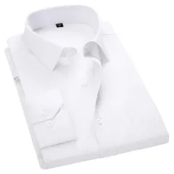 Klasyczna koszula z długim rękawem - jednolity kolor - Slim FitT-shirt