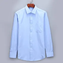Classic long sleeve shirt - solid color - Slim FitT-shirts