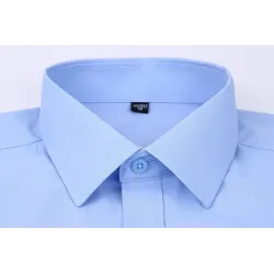 Camisa clássica manga longa - cor sólida - Slim Fit