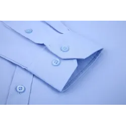 Classic long sleeve shirt - solid color - Slim FitT-shirts