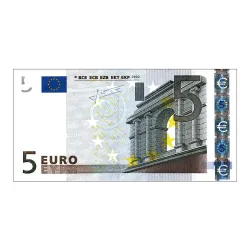 Moderne måtte - skridsikkert tæppe - 5 Euro