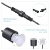 Infällda LED däckljus - utomhus - IP67 vattentät - DC12V - 16 st