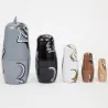 JuguetesLobo de madera pintado a mano - muñecas de anidación - Matryoshka rusa - 5 piezas
