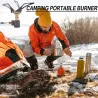 Camping bärbar brännare - miniugn - gasspis - 3000W
