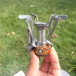 Mini réchaud à gaz pliable - brûleur de camping