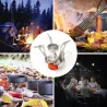Mini réchaud à gaz pliable - brûleur de camping