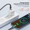 Essager - USB type C naar USB C - snellaadkabel - 60W - 100WKabels